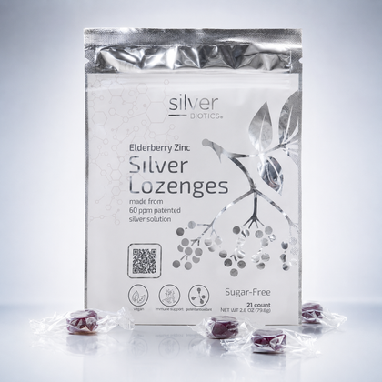 Silver Biotics Elderberry Zinc Silver Lozenges