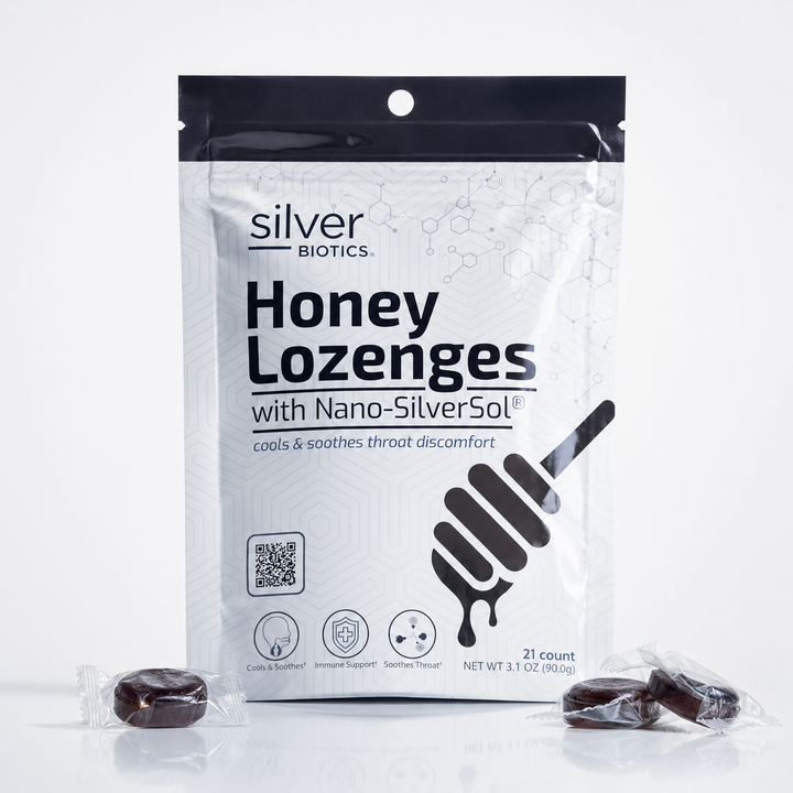 Silver Biotics Honey Lozenges with Nano-SilverSol®