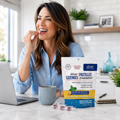 Silver Biotics Silver Lozenges Manuka Honey Mint