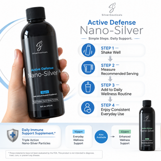SilverCeuticals Active Defense Nano-Silver Daily Immune Support Supplement