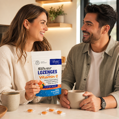 Silver Biotics Silver Lozenges with Vitamin C Orange Splash