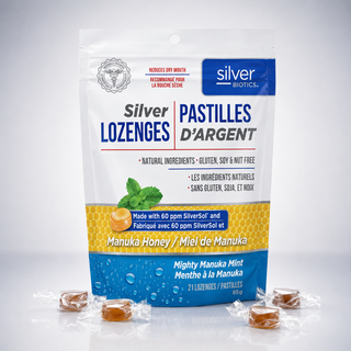 Silver Biotics Silver Lozenges Manuka Honey Mint