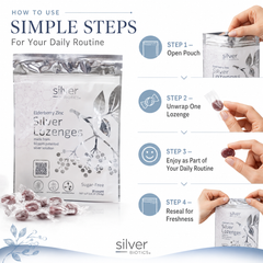 Silver Biotics Elderberry Zinc Silver Lozenges