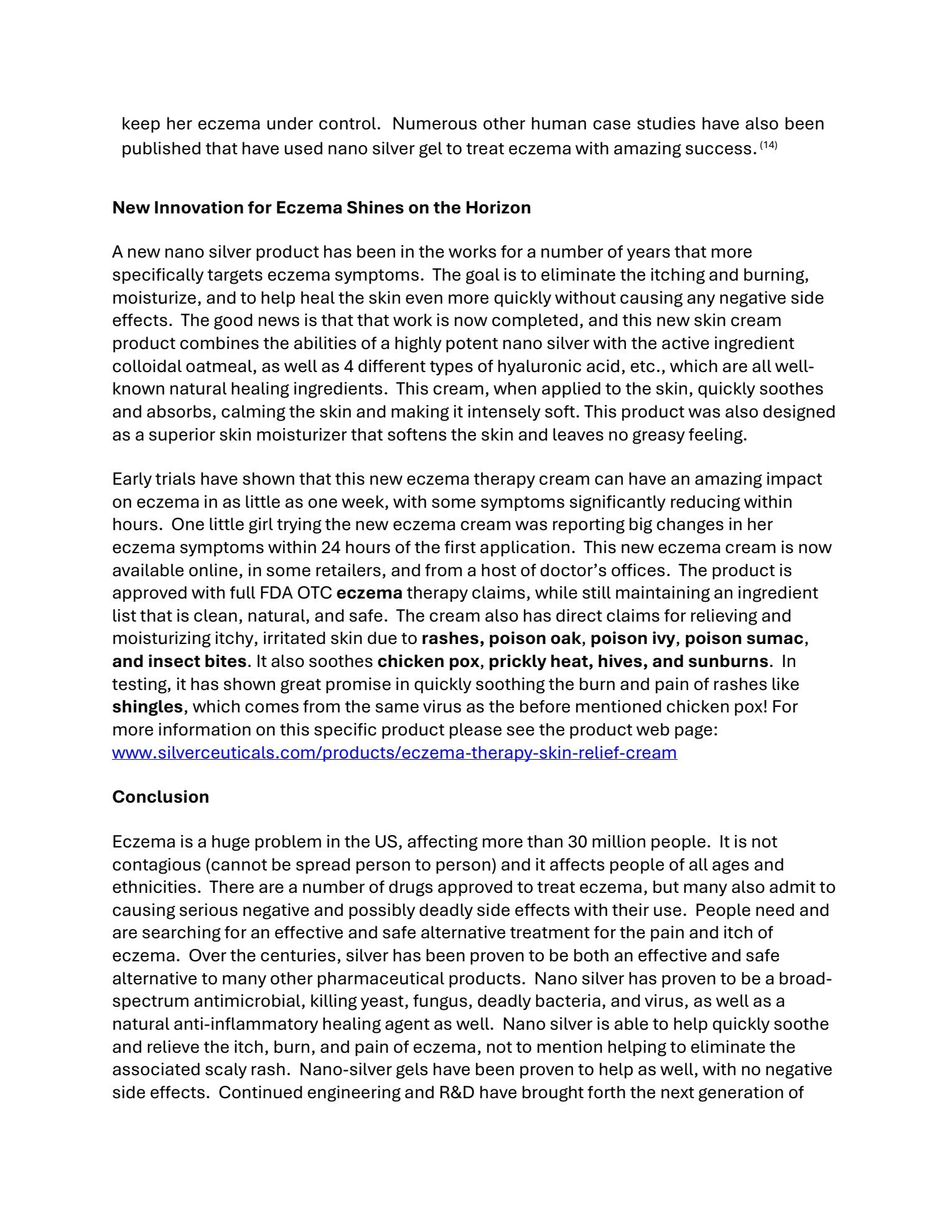 Eczema Therapy Report PDF page 5